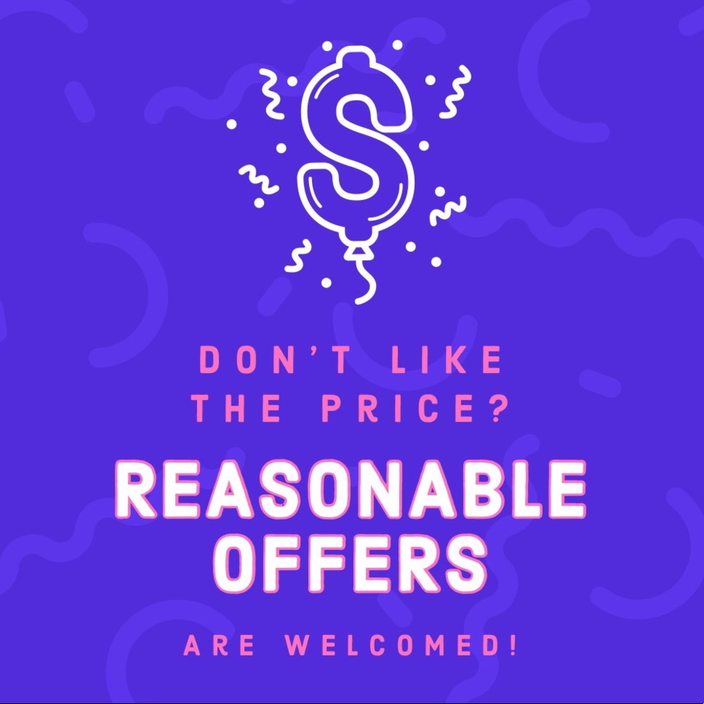 Reasonable offers are welcomed!